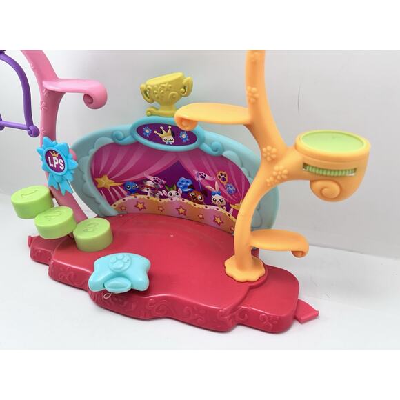 2006 Hasbro Littlest Pet Shop LPS Tricks & Talent Show Playset Toy Stage Only - Picture 3 of 5